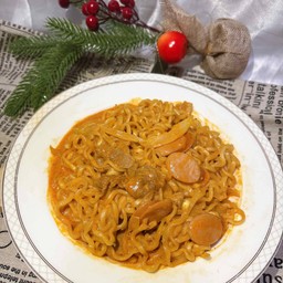 มาม่าเผ็ดเกาหลีซอสโรเซ่