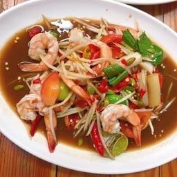 ตำกุ้งสุก