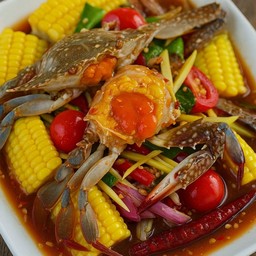ตำข้าวโพดปูม้า