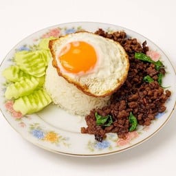 หอมเคย ข้าวคลุกกะปิกุ้งกรอบ - บางบอน 4 เคยแท้ อาหารครัวบ้านแม่                                                                                                            อาหาร อาหารไทย อาหารตามสั่ง ครัว กะเพรา กระเพรา หมูกรอบ ตามสั่ง ก๋วยเตี๋ยว