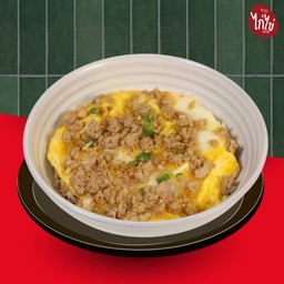 ไข่ข้นหมูสับกระเทียม (กับข้าว)