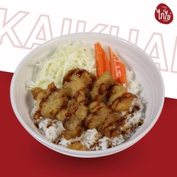 ข้าวไข่ข้นไก่คาราเกะ ซอสทงคัตสึ