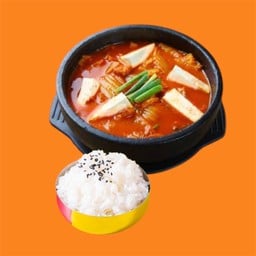 Pro : ซุปกิมจิเต้าหู้+ข้าว