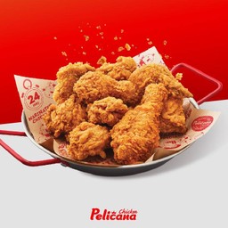 ไก่ทอดไม่คลุกซอส ครึ่งตัว 9 ชิ้น
