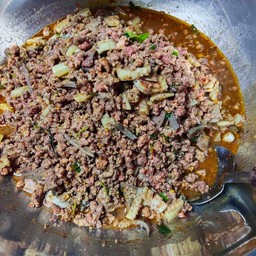 ลาบหมูสุก