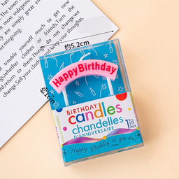 เทียนโค้ง HBD (1กล่อง)