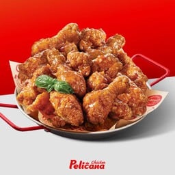 ไก่ทอดคลุกซอส ทั้งตัว 18 ชิ้น