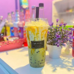 มัทฉะคาราเมลลาเต้+มุกบุกบราวชูก้า