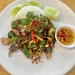 ข้าวกะเพราปลาทู