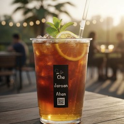 Black coffee with honey and lemon