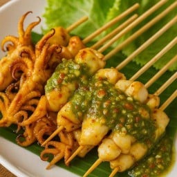 เจ้าตง หมึกย่าง เด็ดน้ำจิ้มลั่น