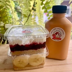 เซต ขนม2กล่อง +ชาไทย1ขวด