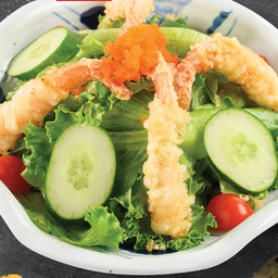 สลัดกุ้งเทมปุระ