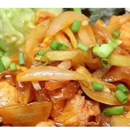 ข้าวหน้าไก่เกาหลี