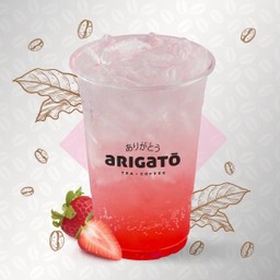 สตรอเบอร์รี่ มะนาว โซดา เย็น 22 ออนซ์