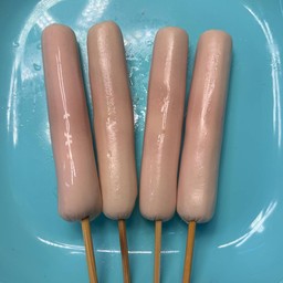 ไส้กรอกทอด แวมไพร ไส้มะเขือเทศ ทอด