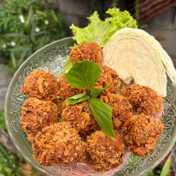 ลาบหมูทอด