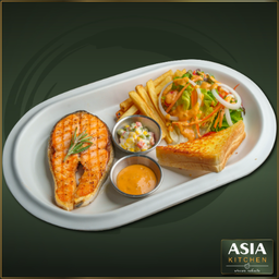 สเต๊กปลาแซลมอน