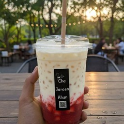 นมสดสตอเบอรี่