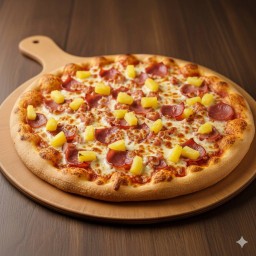 [อร่อยซ่ากับโค้ก] ฮาวายเอี้ยน L +  โค้ก ออริจินัล (กระป๋อง)