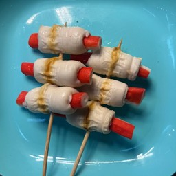 ชิกุวะ ปลาหมึกปูอัด ทอด