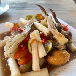 A27-ตำไหลบัวกุ้งสด