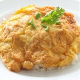 ข้าวไข่เจียว หมูสับ