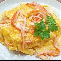 ข้าวไข่ข้น ปูอัด