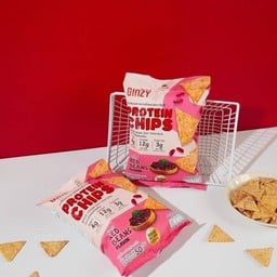 Ginzy Protein Chips รส. ถั่วแดง ( New )