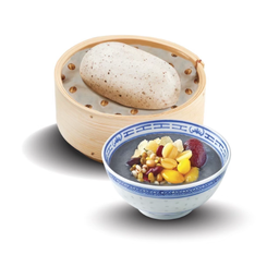 ซุปงาดำทรงเครื่อง+หมั่นโถวงาดำ 1 ลูก