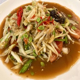 ส้มตำปูปลาร้า Papaya Salad With Crab And Pickled Fish