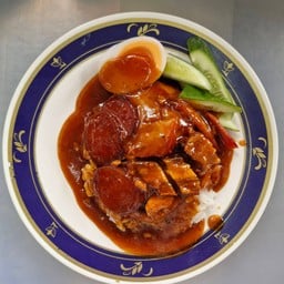 ข้าวหมูแดง (ทุกอย่าง)