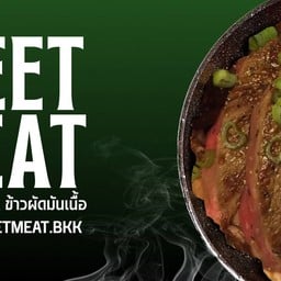 Meet Meat ข้าวหน้าเนื้อย่าง ตลาดวงศ์เจริญ