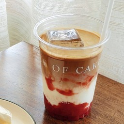 Strawberry Latte With Espresso