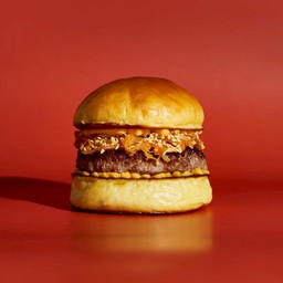 Smoked Chicken Kimchi Burger + VANILLA YUZU LEMONADE