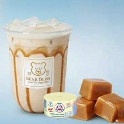 นมหมีเย็นคาราเมล