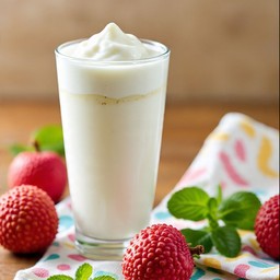 ลิ้นจี่สมูทตี้โยเกิร์ต