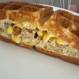 วาฟเฟิลวนิลาข้าวโพด