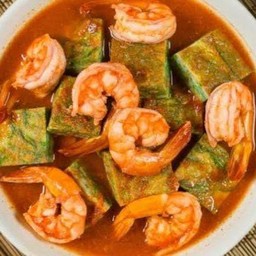 แกงส้มไข่ชะอมกุ้ง(ถ้วย)