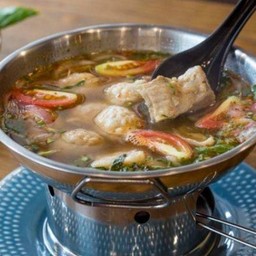 ต้มแซ่บกระดูกอ่อน(หม้อไฟ)