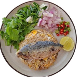 ข้าวคลุกปลาทูแมว