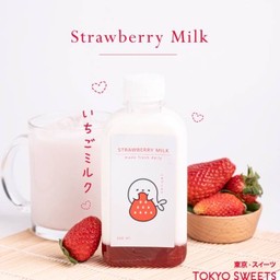 นมสดสตรอเบอร์รี่