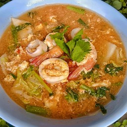 สุกี้รวม หมู+ทะเล