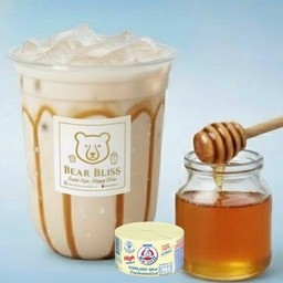 นมหมีเย็นน้ำผึ้ง