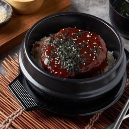 เบนโตะข้าวหน้าหมูแฮมเบิร์ก ฟรี! เครื่องเคียงและซุปมิโสะ