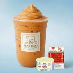 นมหมีปั่นชาไทย