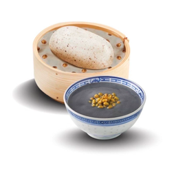 ซุปงาดำถั่วเขียว+หมั่นโถวงาดำ 1ลูก