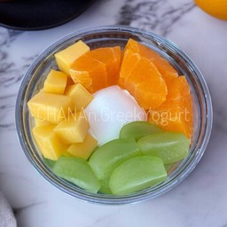 กรีกโยเกิร์ต 1scoop. Topping 3 อย่าง (ฟรี!น้ำผึ้ง)