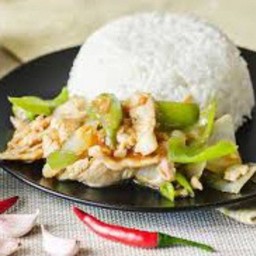 ข้าวผัดพริกอ่อนไก่