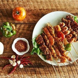 หม่าล่า ปิ้งย่าง ลูกชิ้นปิ้ง